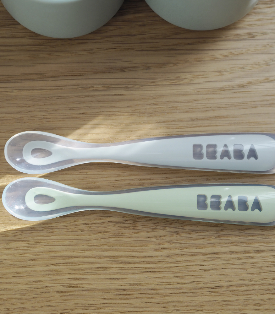 Beaba Silikon Bebek Kaşık Seti // Windy Blue