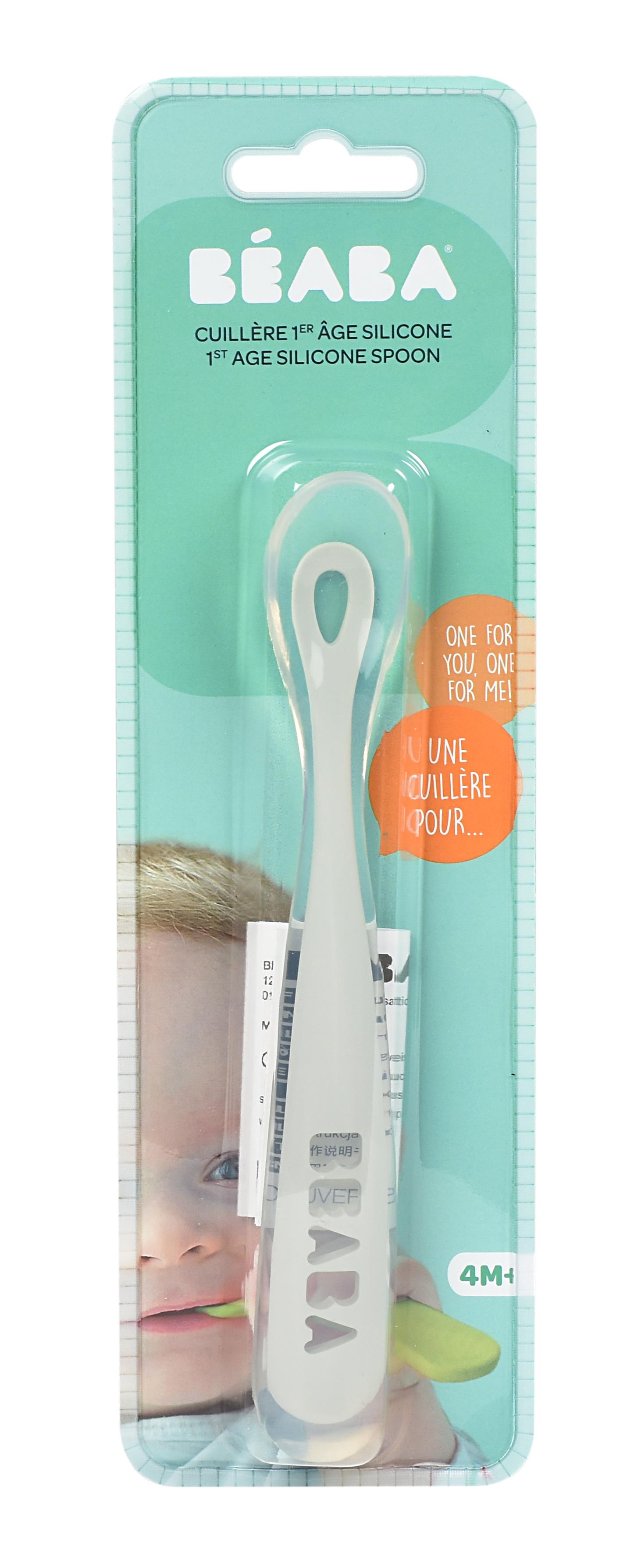 Beaba Ergonomik Silikon Kaşık // Light Mist