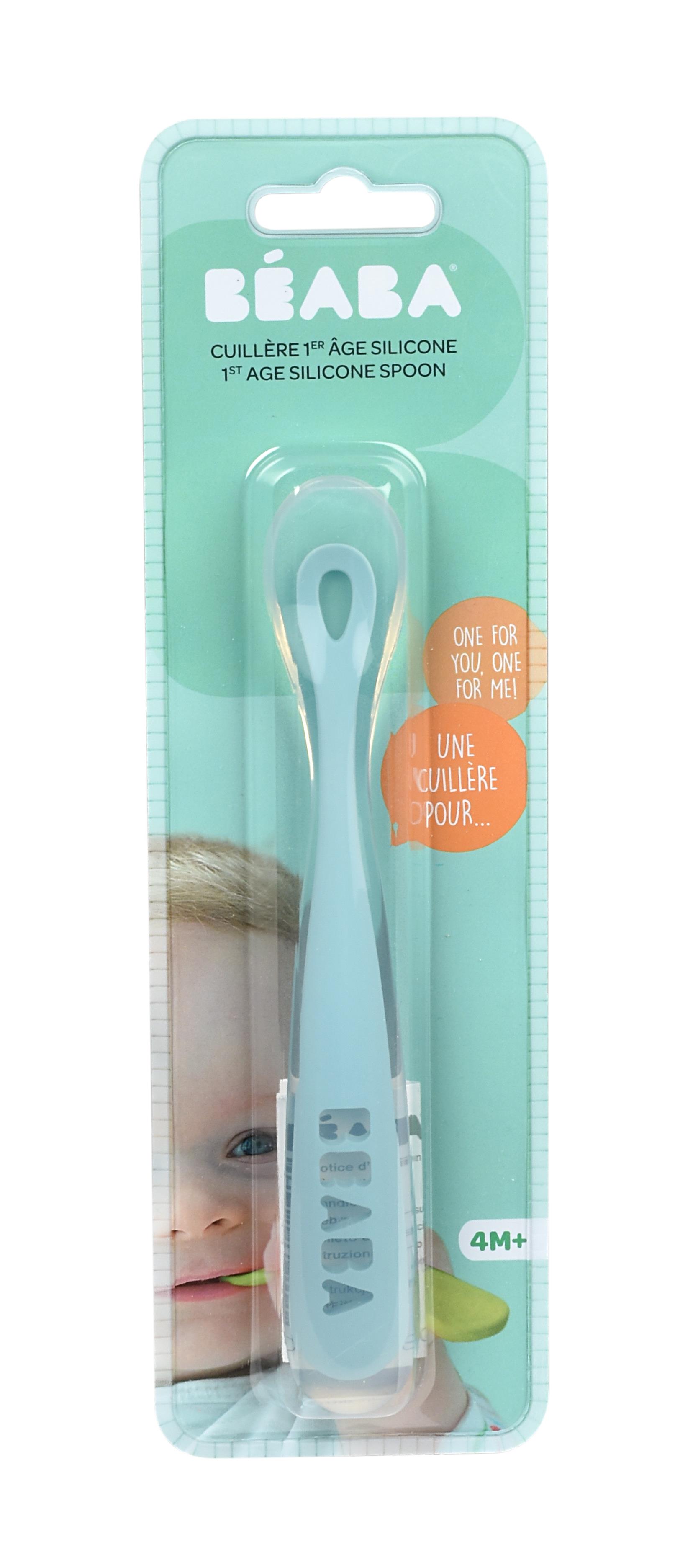 Beaba Ergonomik Silikon Kaşık // Windy Blue