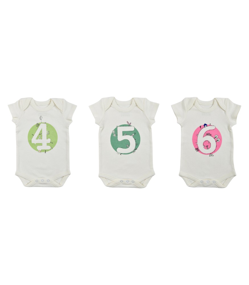 Bee Berry Kids Organik GOTS Unisex Zıbın Set // 4-5-6 Ay