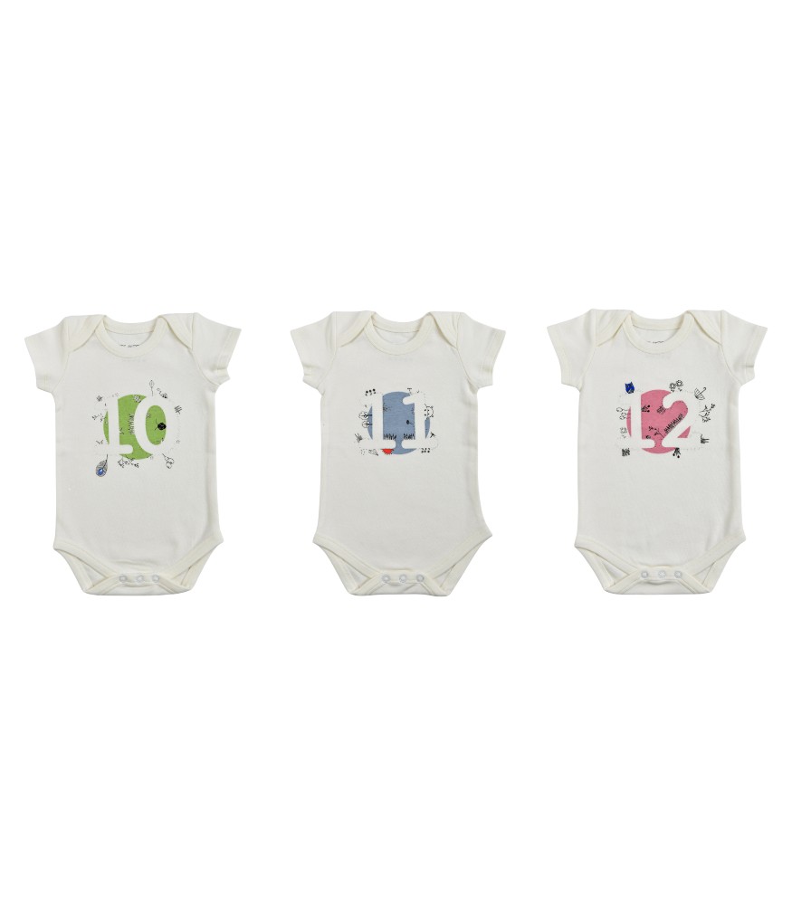Bee Berry Kids Organik GOTS Unisex Zıbın Set // 10-11-12 Ay