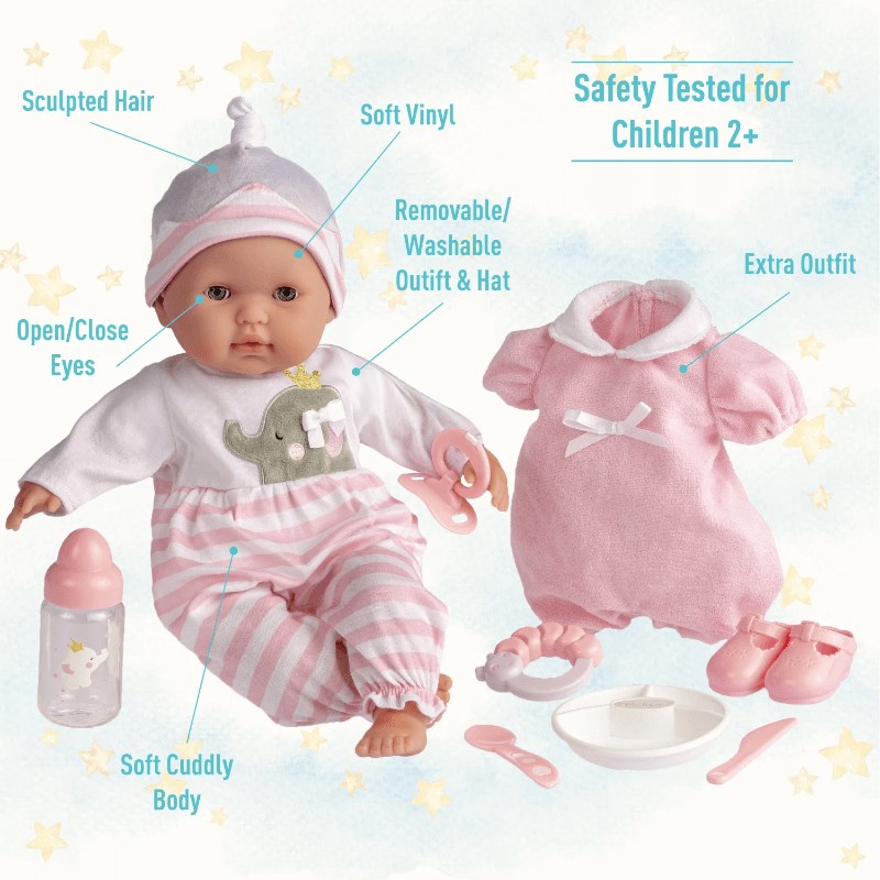 Berenguer Boutique Oyuncak Kız Bebek (38 cm) // Aksesuar Setli