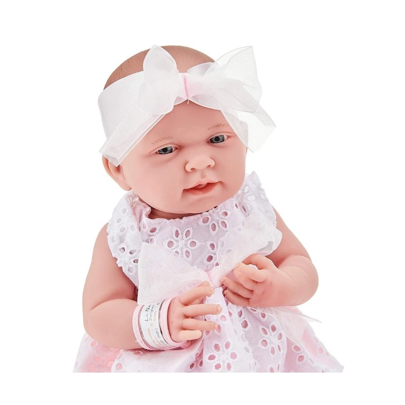 Berenguer Yenidoğan Oyuncak Kız Bebek (38 cm) // Pembe Tavşan