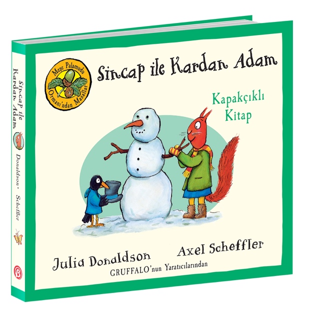 Meşe Palamudu Ormanı Sincap İle Kardan Adam 