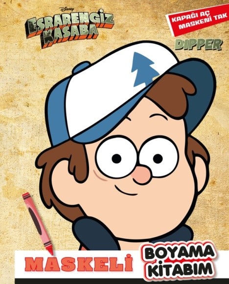 Beta Ki̇ds Disney Esrarengiz Kasaba Maskeli Boyama DIPPER