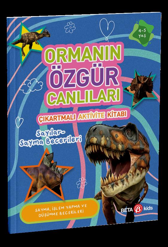 Ormanın Özgür Canlıları Çıkartmalı Aktivite Kitabı Sayılar-Sayma Becerileri