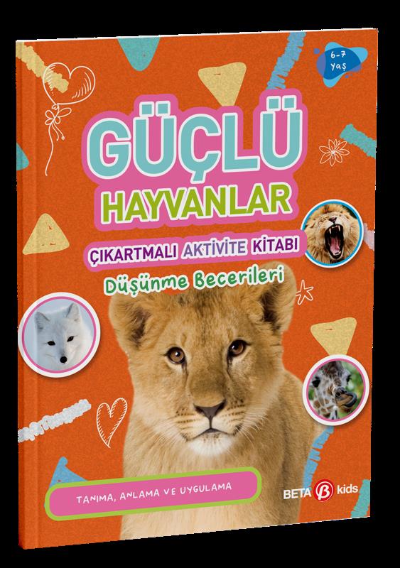 Güçlü Hayvanlar Çıkartmalı Aktivite Kitabı Düşünme Becerileri