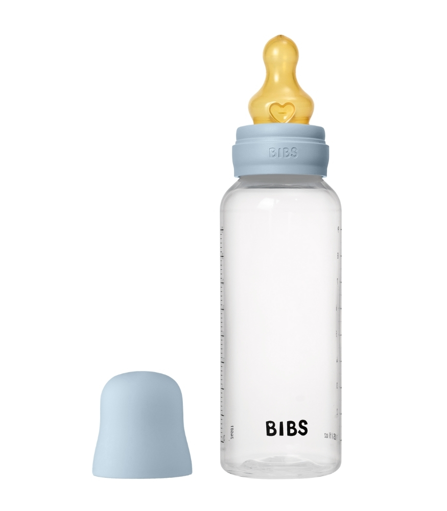 Bibs Baby PP Biberon Set (Kauçuk Uç) (270 ml) // Baby Blue