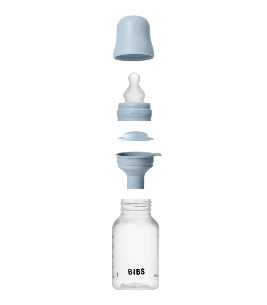 Bibs Baby PP Biberon Set (Silikon Uç) (150 ml) // Baby Blue
