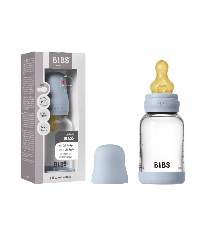 Bibs Baby Cam Biberon Set (120 ml) // Baby Blue
