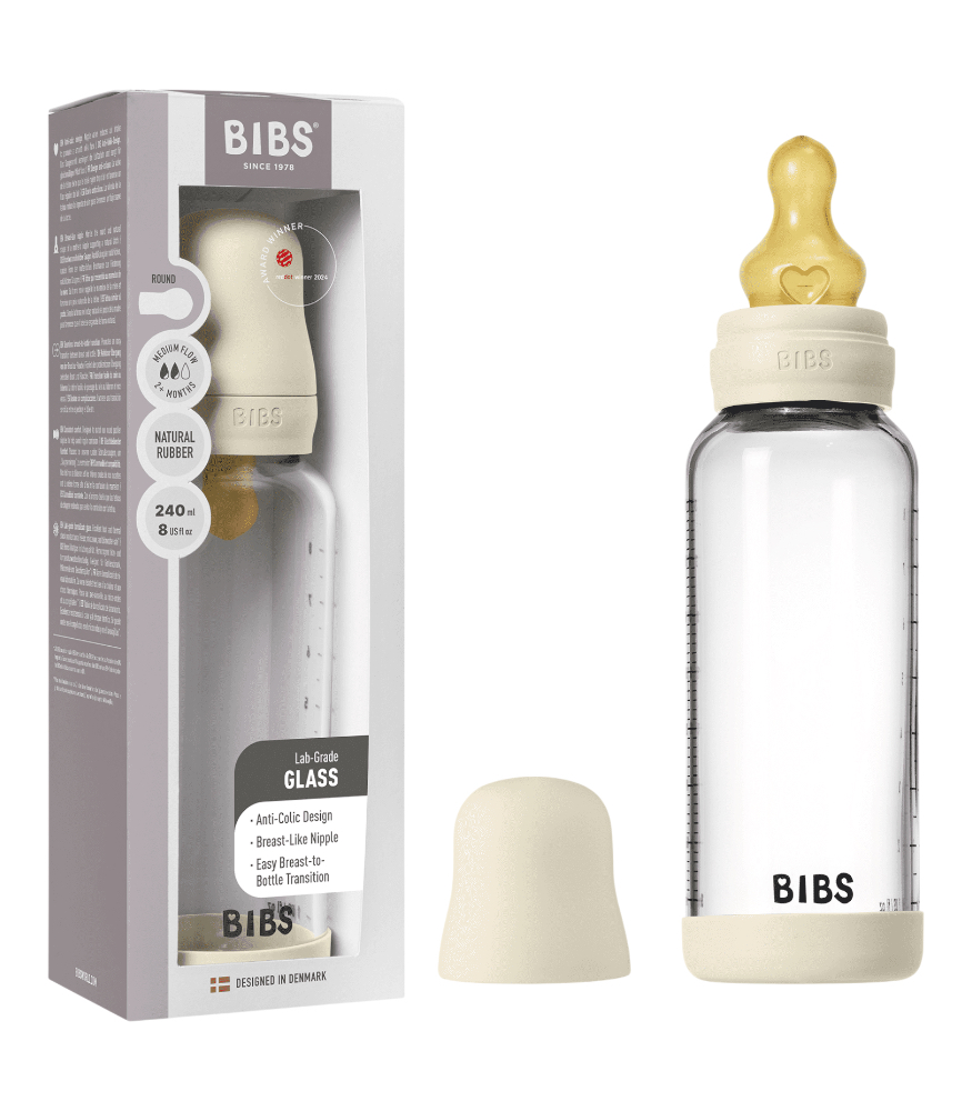 Bibs Baby Cam Biberon Set (240 ml) // Ivory