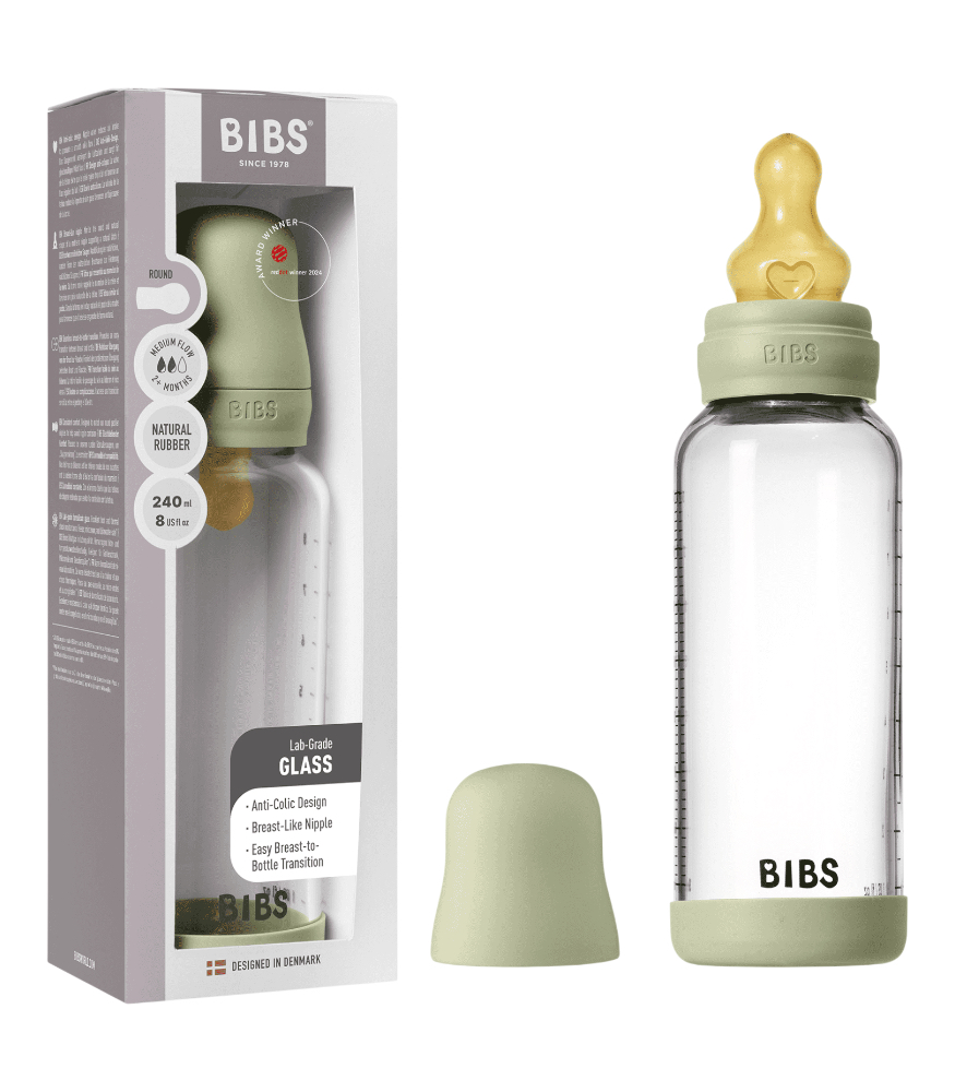 Bibs Baby Cam Biberon Set (240 ml) // Sage