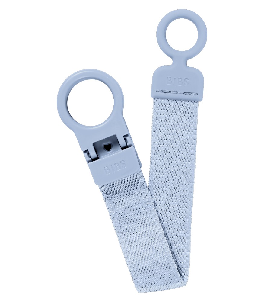 Bibs Loop Clip Emzik Askısı // Dusty Blue