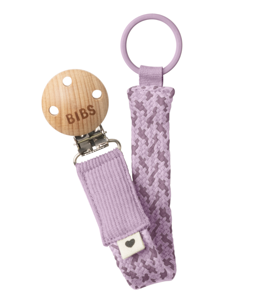 Bibs Paci Braid - Emzik Askısı // Violet Sky - Mauve