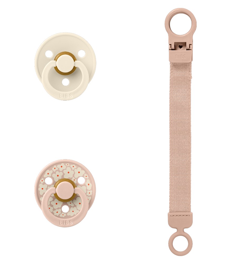 Bibs Studio Colour Emzik Hediye Seti // Blush