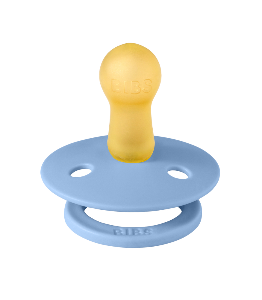 Bibs Studio Kauçuk Emzik // Block - Sky Blue