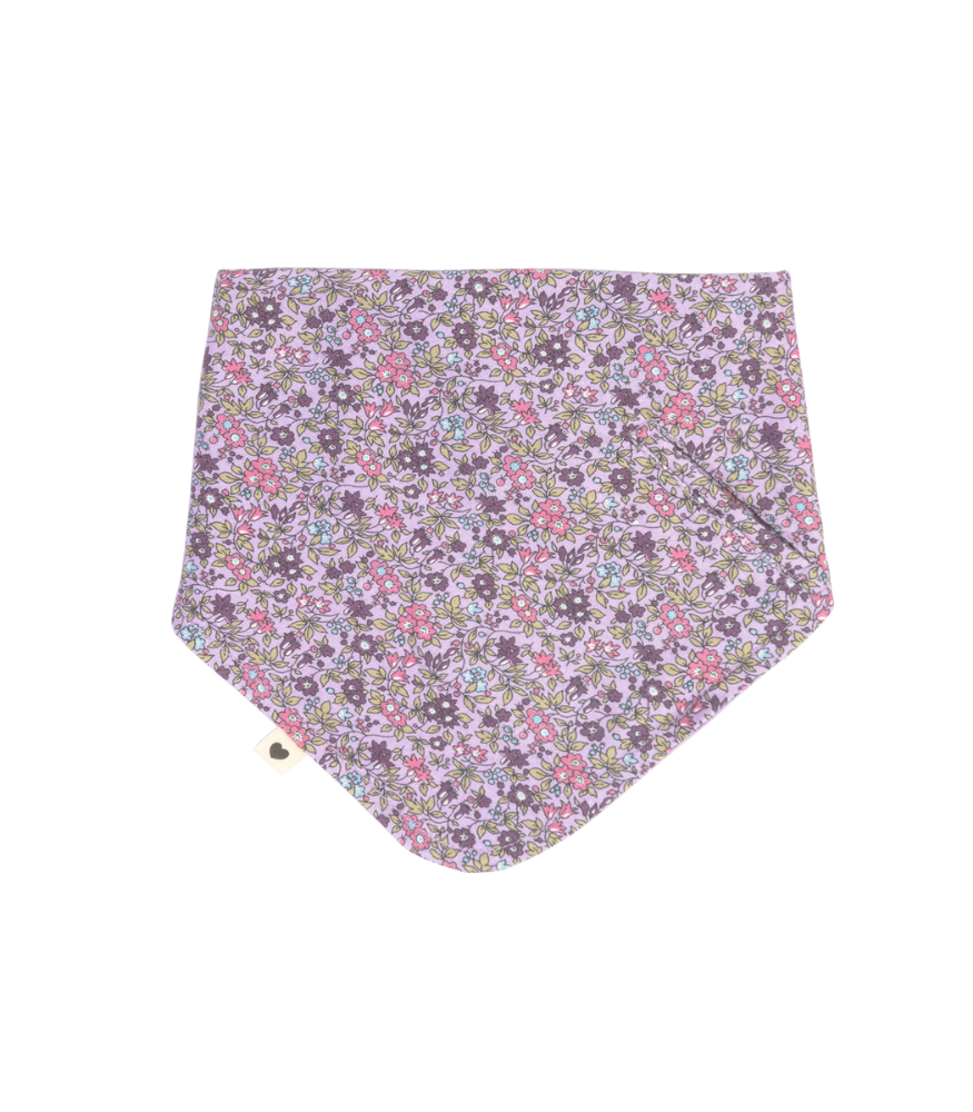 BIBS x Liberty M&uuml;slin Bebek Yaka Bandana // Chamomile Lawn Violet Sky