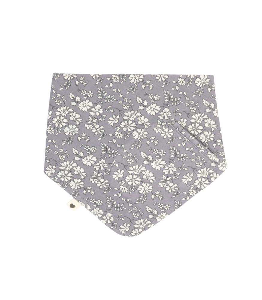 BIBS x Liberty M&uuml;slin Bebek Yaka Bandana // Capel Fossil Grey