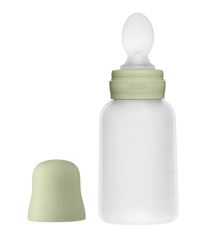 Bibs Baby Spoon Feeder P&uuml;re Besleme Kaşığı // Sage