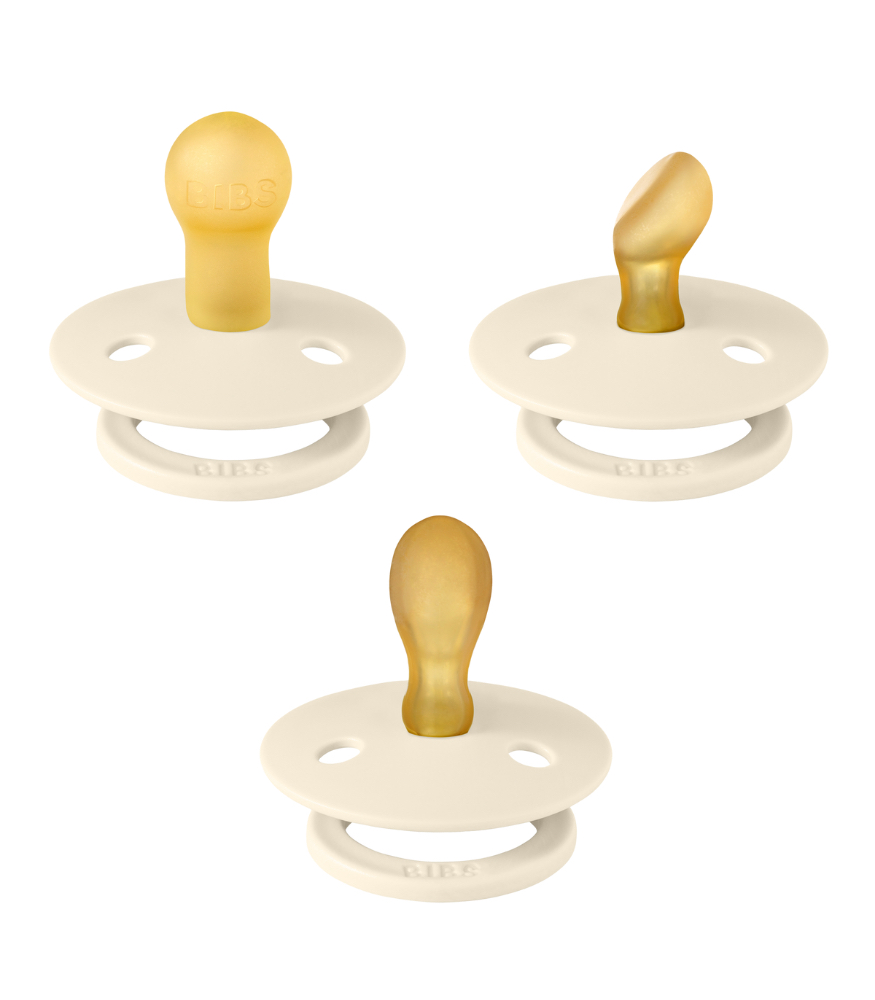 Bibs Try It 3 Model Colour Emzik Set (0 - 6 Ay) // Ivory