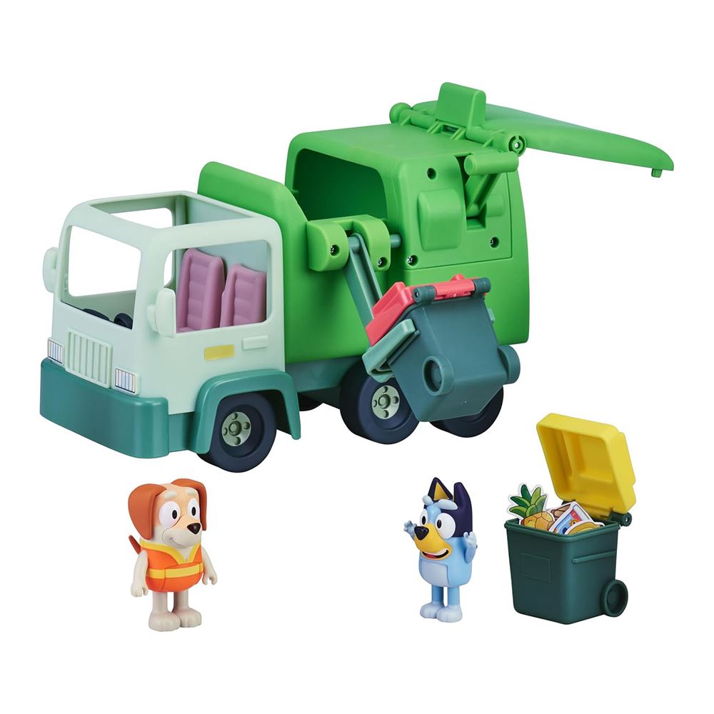 Bluey B&uuml;y&uuml;k Ara&ccedil; ve Fig&uuml;r Set // &Ccedil;&ouml;p Kamyonu