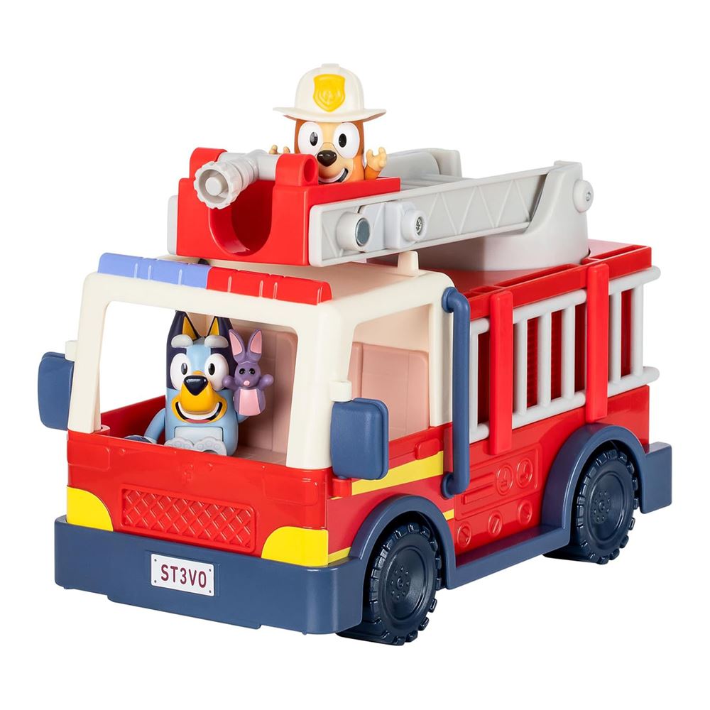 Bluey B&uuml;y&uuml;k Ara&ccedil; ve Fig&uuml;r Set // İtfaiye Kamyonu