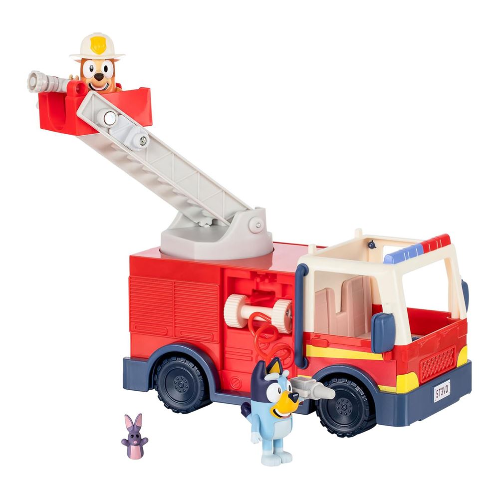 Bluey B&uuml;y&uuml;k Ara&ccedil; ve Fig&uuml;r Set // İtfaiye Kamyonu