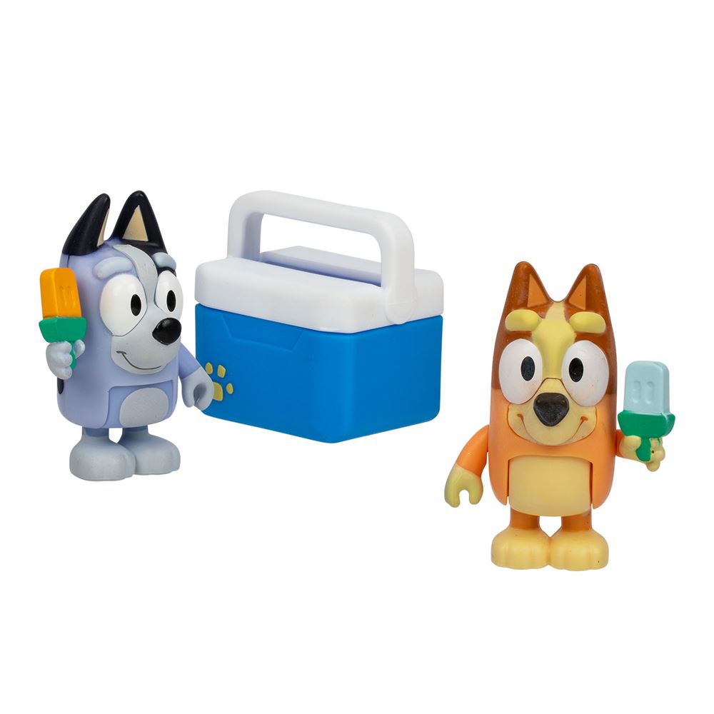 Bluey Fig&uuml;r Aksesuarlı Set (2 Adet) // Dondurma Temalı