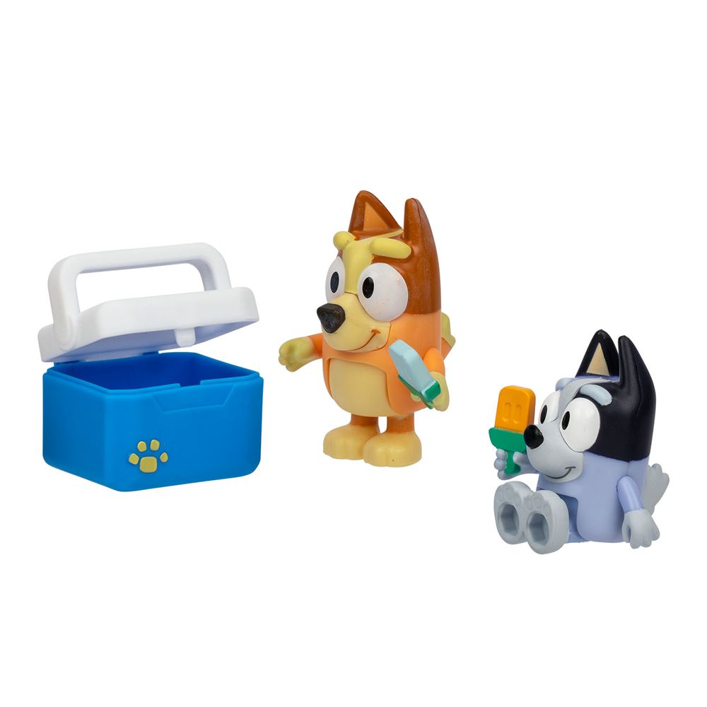 Bluey Fig&uuml;r Aksesuarlı Set (2 Adet) // Dondurma Temalı