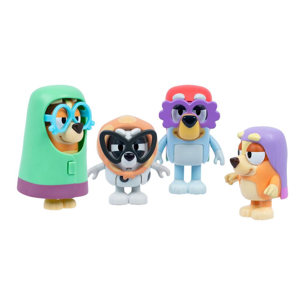 Bluey Fig&uuml;r Seti (4 Adet) // Here Come The Grannies