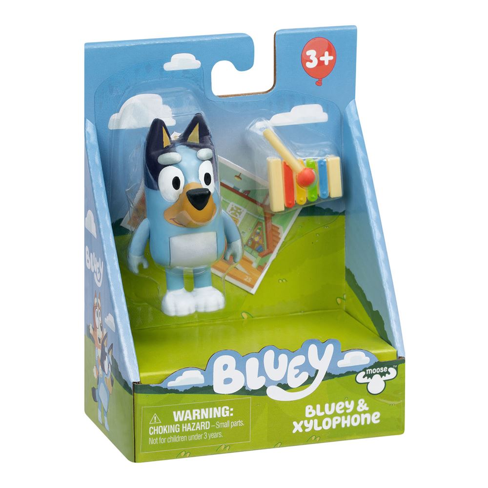 Bluey Tek Fig&uuml;r Aksesuarlı Set // Ksilofon
