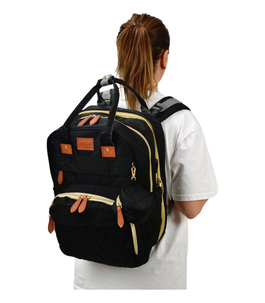 Boule De Petite Çok Fonksiyonlu Siyah Anne-Bebek Bakım Çantası