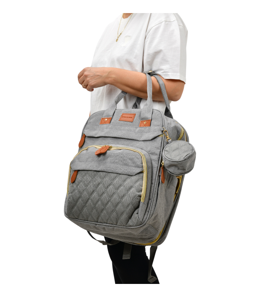 Boule De Petite Çok Fonksiyonlu Gri Anne-Bebek Bakım Çantası