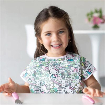Bumkins Junior Bib Kısa Kollu Önlük // Hello Kitty