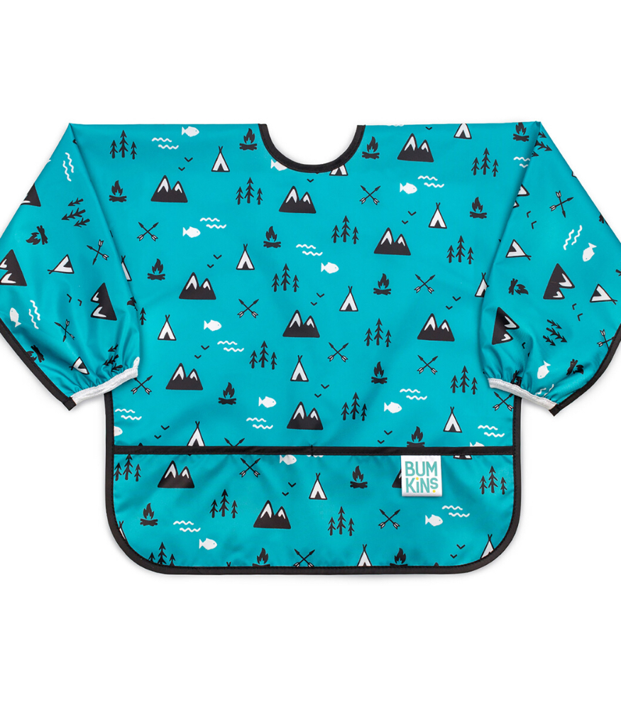 Bumkins Sleeved Bib Uzun Kollu Önlük // Great Outdoors