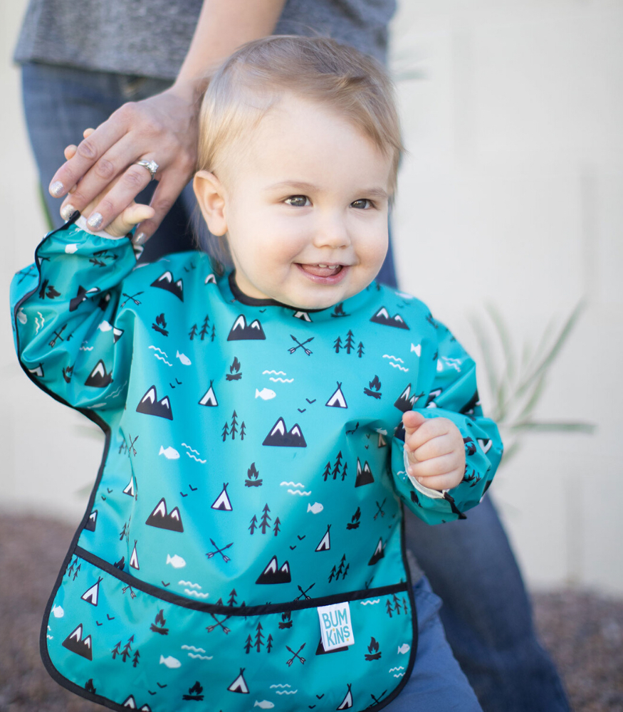 Bumkins Sleeved Bib Uzun Kollu Önlük // Great Outdoors