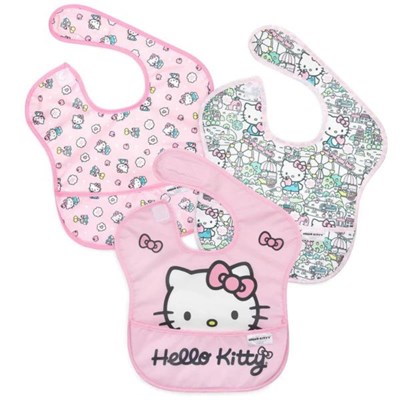 Bumkins SuperBib Önlük Set (3 Adet) // Hello Kitty