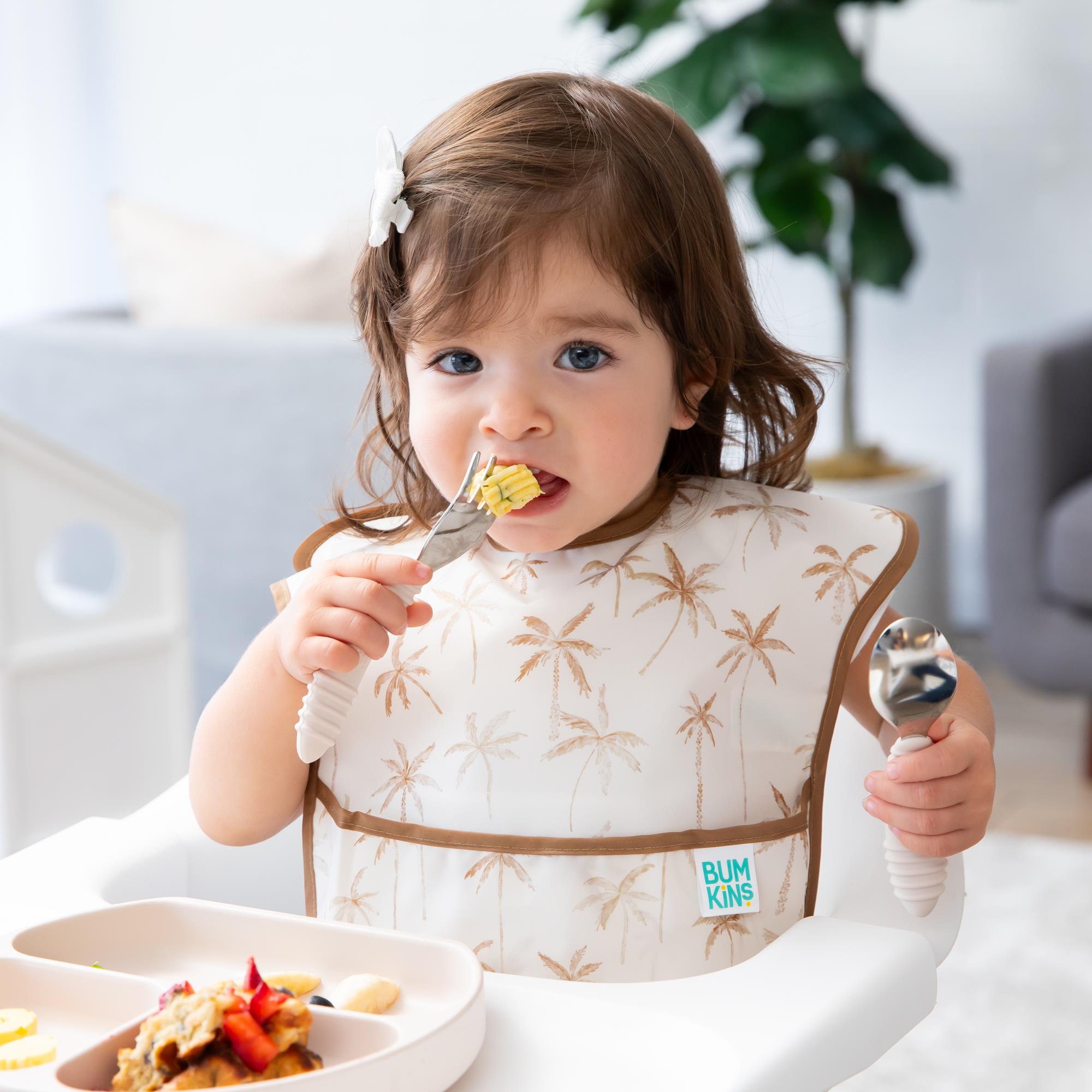Bumkins SuperBib Önlük Set (3 Adet) // Palms - Check
