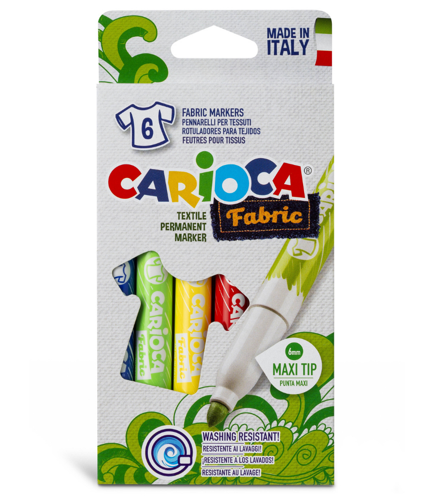 Carioca Cromatex Kumaş Boyama (6 Renk)