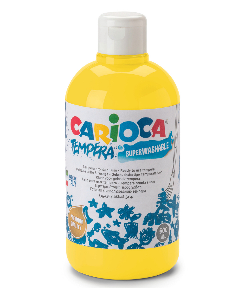 Carioca Süper Yıkanabilir Guaj Boya (500 ml) // Neon Sarı
