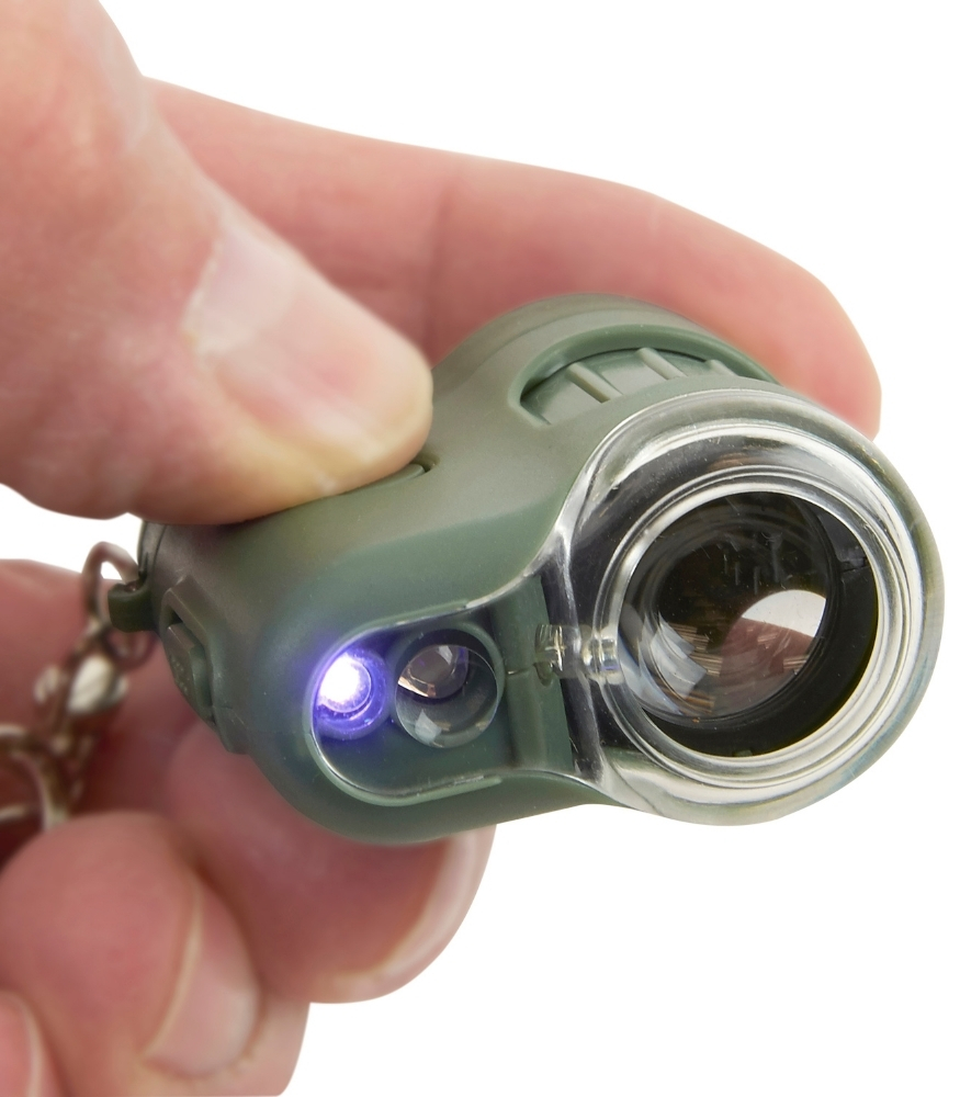 Carson Micromini Led & UV Işıklı Cep Mikroskobu (20X) // Green