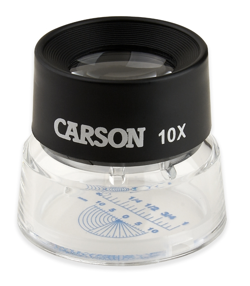Carson Lumilope Retiküllü Lup Büyüteç (10X)