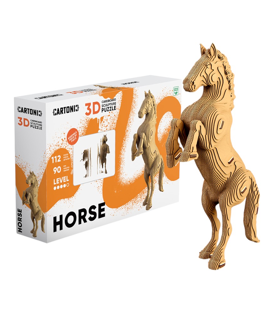Cartonic 3D Puzzle // Horse