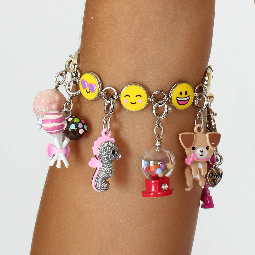 Charm It! Kolye & Bileklik Charm // Glitter Seahorse