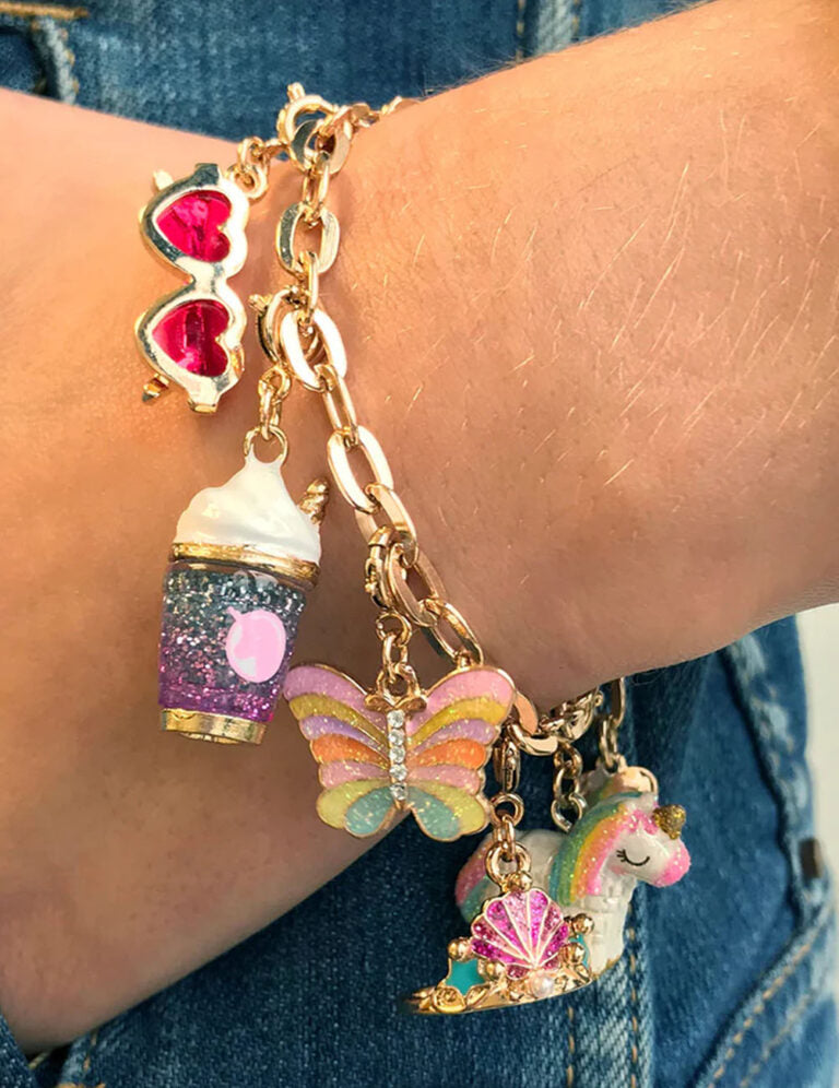 Charm It! Kolye & Bileklik Charm // Gold Butterfly