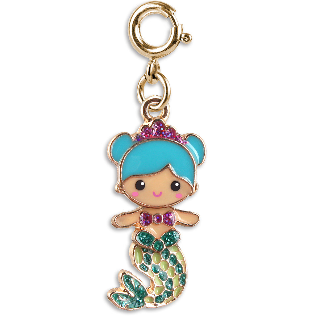 Charm It! Kolye & Bileklik Charm // Gold Swivel Mermaid