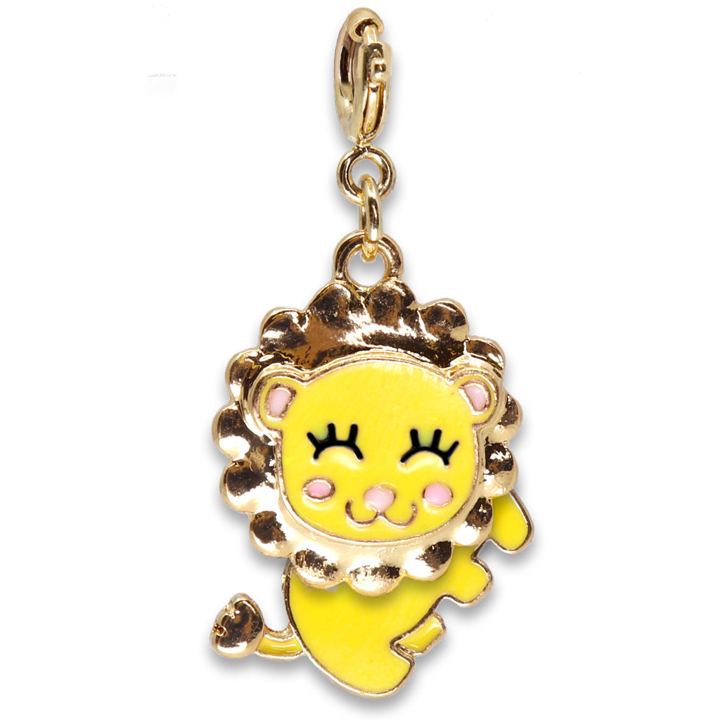 Charm It! Kolye & Bileklik Charm // Gold Swivel Lion