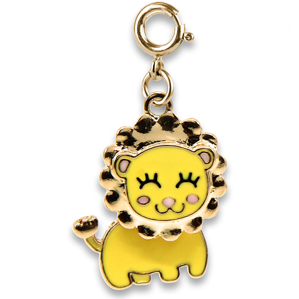 Charm It! Kolye & Bileklik Charm // Gold Swivel Lion