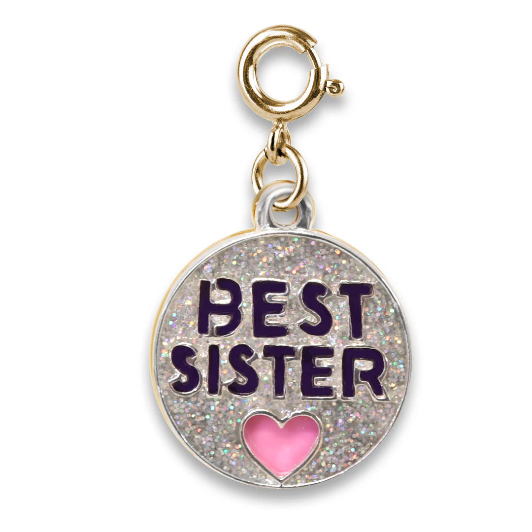 Charm It! Kolye & Bileklik Charm // Gold Glitter Best Sister