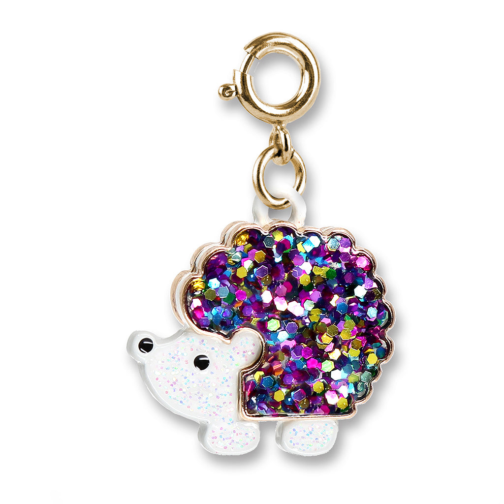 Charm It! Kolye & Bileklik Charm // Gold Glitter Hedgehog